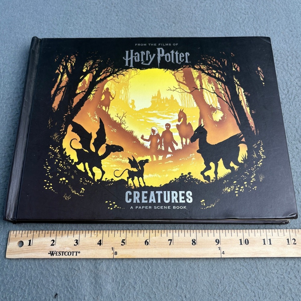 Harry Potter Creatures A Paper Scene Book Insight Editions Laser Cut Art 2018